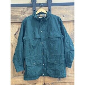 Eddie Bauer Vintage Wool Lined Chore Coat Jacket Men's Sz M Green Work Wear